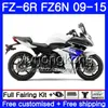 Lichaam voor Yamaha FZ6N FZ-6R 2009 2010 2011 2012 2013 2014 2015 Fabriek Wit 239HM.40 FZ 6R FZ6 R FZ 6N FZ6R 09 10 11 12 13 14 15 Valerijen