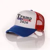 قابل للتعديل دونالد ترامب شبكة القبعات الكبار النساء طباعة إلكتروني ترامب 2020 قبعات البيسبول عارضة أزياء الرجال الصيف التمويه الرياضة الشمس سنببك