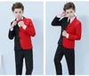 Chicos guapos Ocasión formal Traje de negocios Trajes de fiesta de cumpleaños para niños Trajes de negocios de graduación Niño Florista (chaqueta + pantalones + pajarita) NO: 006