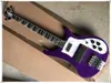 purple bass guitar