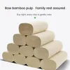 16 Rolls /pack Toilet Roll Paper Home Bath Soft Toilet Roll Paper Primary Wood Pulp Toilet Paper Tissue Strong Water Absorption