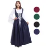 Costumes médiévaux d'Halloween pour femmes Adulte Renaissance habille des robes Carnaval Party Irish Victorian Corset Costume Cosplay COSPlay 264E