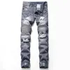 Neuankömmlinge Männer Nostalgie Retro Jeans Fashion Ripped Moto Biker Jeans Designer Bettar Denim Hosen große Marke Kleidung268l