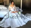 High Split spets Steven Khalil Bröllopsklänningar med avtagbar kjol ren nacke långa ärmar mantel överskjortor brudklänning 20208992723