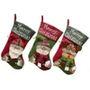 Christmas Decorations Xmas Stock Cloth Fireplace Stocking Candy Bag Home Decor Shop Party Ornaments Hanging Market1