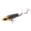 10pcs 탑 워터 미끼 9cm 17g Whopper Plopper 부유물 부유 낚시 루어 인공 하드 포퍼 미끼 소프트 회전 테일 239a