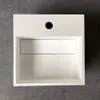 Badezimmer, rechteckig, an der Wand hängend, Waschbecken, modische Garderobe, Corian-Waschtisch, Lavabo mit fester Oberfläche, Kunstharz, RS3835