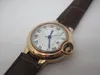 Fashion Classic Wath Watch Quartz Movement Watchs en acier inoxydable Corloge féminine Rose Gol Couleur CA243952435