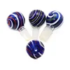 G067 Smoking Bowls Colored Heady Glass Bowl With Big Handle 14mm/18mm Male Joint Bubbler Ash Catcher Bong Water Pipe Tool