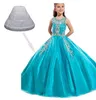 Neue Kinder Petticoats 2019 Girls' Petticoats Halbschein Kleine Mädchen Krinoline weiße lange Blumen-Mädchen-formales Kleid Unders kirt A008