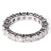Женские браслеты Nestest с кристаллами, вечерние, модные, с зубцами, запасные, блестящие, большие, 6-1 мм, с цирконием, настоящее серебро 925 пробы, кольцо308N