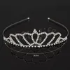 Magnifique diadème de mariée en cristal brillant, bandeau de couronne plaqué argent, accessoires de diadème de mariage bon marché MMA16251076250