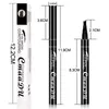 CMAADU Liquid Brow Pen Lique Enhancer для бровей 3 Цвета 4 Голова Долговечная Водонепроницаемая Бровей Энхансер