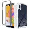 TPU + PC + Acryl Frame Bumper Transparant Clear Cases Case voor Samsung Galaxy A01 A21 A71 A51 A40 A50 A30S A50S A20 A30 A20S A20E-schokbestendig deksel