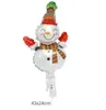 Balon Boże Narodzenie Clown Elk Folia Balony Zabawki Wakacyjne Party Dostawy Xmas Skarpetki Drzewo Snowman Balloons Dekoracje Urodzinowe Prezenty Kyq6088