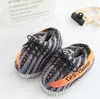 Slippers Winter Warm Women Home Ladies Fashion Slide Striped Plaid House Flat Shoes Female Big 35-43 One Size1