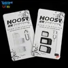 6000 set di 4 in1 Noosy Nano Sim Card Adapter + Adattatore per schede Micro Sim + Adattatore per scheda SIM standard + Ago per scheda SIM