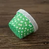 Ny Mode Färgrik Stripe Dot Papper Kaka Förpackning Koppar Muffin Bak Cup Liner Mögelkaka Dekorera Cupcake 100pcs / Lot