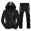 Mode-Sportanzug Herren Hoodie Reißverschluss Strickjacke Hosenanzüge Designer Trainingsanzug Zweiteiler Herrenbekleidung Sets Plus Asien Größe M-4XL