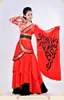 Oriental fan dance costume indian style dancing clothes ancient style costume female stage performance wear for singers