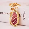 Creative Diamond Diamond golf bag car key chain Women's bag accessories Sports metal pendant key chain