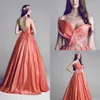 2020 Longa Vestidos celebridade querida mangas com Tapete Vermelho apliques Sexy Backless formal do partido Prom Vestidos