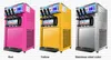 3 Flavors Soft Ice cream machine 1200W Ice cream maker Stainless steel Yogurt Ice cream 404a/R22