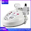 5 in1 DIAMOND MICRODERMABRASION DERMABRASION PEEL 기계 광자 피부 세정기 초음파 얼굴 미용 기계