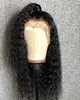 Perruque de fermeture de vague d'eau cheveux humains, 18 pouces bouclés 4x4 perruques avant de dentelle cheveux brésiliens pour les femmes noires diva1 130% densité