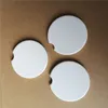 Sublimatie Blanco Auto Keramiek Onderzetters 6.6 * 6.6 cm Hot Transfer Afdrukken Coaster Blanke verbruiksartikelen Materialen Fabrieksprijs