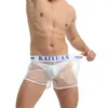 Mens Transparent Badkläder Män Beachwear Swim Shorts Swimming Trunks Briefs Wear Beach Bad kostym Vattentät Baddräkter