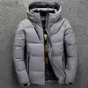 Zozowang 고품질 화이트 오리 두꺼운 자켓 남자 코트 스노우 파카노 남성 따뜻한 브랜드 의류 겨울 아래로 자켓 겉옷