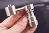 Universal 4in1 14mm&18mm Male Female Banger Titanium Nail SILIKA SIDE ARM DOMELESS TITANIUM NAILS for smoking water oil rig bong