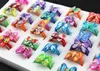 Lots entiers 50 pièces jolis anneaux pour enfants bébé fille papillon anneaux en argile polymère Fimo bijoux pour enfants MR152025280