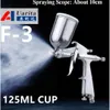 Auarita F-3 LVLP Air Spray Gun Car Malowanie Malarstwo 1.0mm Dysza 125CC Cup Gravity Automotive Motoryzacja Wykańczanie Powierzchni Powierzchnia