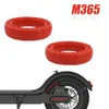 Duurzame anti-explosie massieve rubberen band voor Mijia M365 elektrische scooter - rood