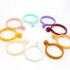 30 stks / partij Plastic Gordijn Opknoping Ringen Gordijn Accessoire Venster Douchegordijn Ringen Opknoping Klem Ring Romeinse Rangring Gesp