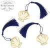 20 stks Seashell Bookmark met Kwastje Bruiloft Gunsten Verjaardag Geschenken Bruids Douche Ocean Theme Event Keepsake Party Giveaways Ideeën