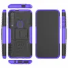 Dazzle Heavy Duty Torba Dual Layer Press Armor Kickstand Case Cover dla Motorola Moto E6 Plus E6 Play G8 Plus G8 Play 50 sztuk / partia