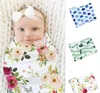 newBaby Swaddle Wraps Floral Print Baby Blankets Wraps Infant Oversized Swaddle Blanket Super Soft Baby Lovey Blankets 6 designs 80cm