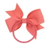 Nastro solido Corda per capelli Fiocco Bambini Bowknots Anello per capelli Donna Fascia per capelli Accessori per capelli per ragazze Decorazioni Regalo per bambini Puntelli per foto Jewerly M188