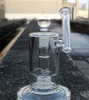 Mobius Sidecar Hookahs Bong Unique Dab Rig 18mm Female Joint Matrix Perc Glass Bongs Water Pipe Small Oil Rigs With Bowl Logo