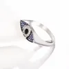 Nowy moda Europejska Zła Eye Pierścień dla kobiet dziewczęta Rose złoto srebrne Woman039s Wedding Jewelry Band Pierścienie Pinting Bague GI4165493