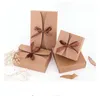 200PCs Kraft Paper Snowflake Förpackning Box Egg Yolk Nougat Förpackning Presentförpackning Bakning Puff Egg Yolk Pastry Cake Box Custom