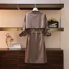 Wholesale-Pluzサイズのファッションカジュアルトレンチコート女性新しい2019年秋の野生の女性ウインドブレーカーソリッドカラー韓国風女性服