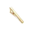 Twill Stripe Tie Clips Suits Business Suits Black Gold Tie Bar Clasps Mashion Modelry for Men Gift Will and Sandy Drop Ship 070037