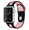 Nouveau groupe de couleurs à double couleurs en silicone pour iwatch 12345 3840mm 4244 mm couleurs de couleurs sport 2120324