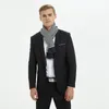2019 Men's Scarf 160cm Long Silk Scarves Male Brand Designer Euro Stylish Muffler Business Man Scarfs Neck Warmer Neckerchief2575
