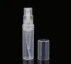 2ml 3ml 4ml 5ml Bottiglie spray per profumo di plastica portatili Fiale vuote per campioni di profumo con atomizzatore di profumo per pompa a nebbia per viaggi