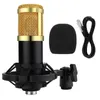 Microphone BM800 Karaoke Condenser Professional Studio Microphone Audio Equipment Stand With Sound Card For Computer Karaoke Mic